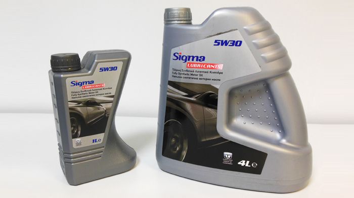 Η σειρά λιπαντικών Sigma Lubricants είναι ήδη διαθέσιμη και περιλαμβάνει λάδια κινητήρα τύπου 10W40, 5W40, 5W30 και 5W30DPF, σε συσκευασίες πλαστικού 