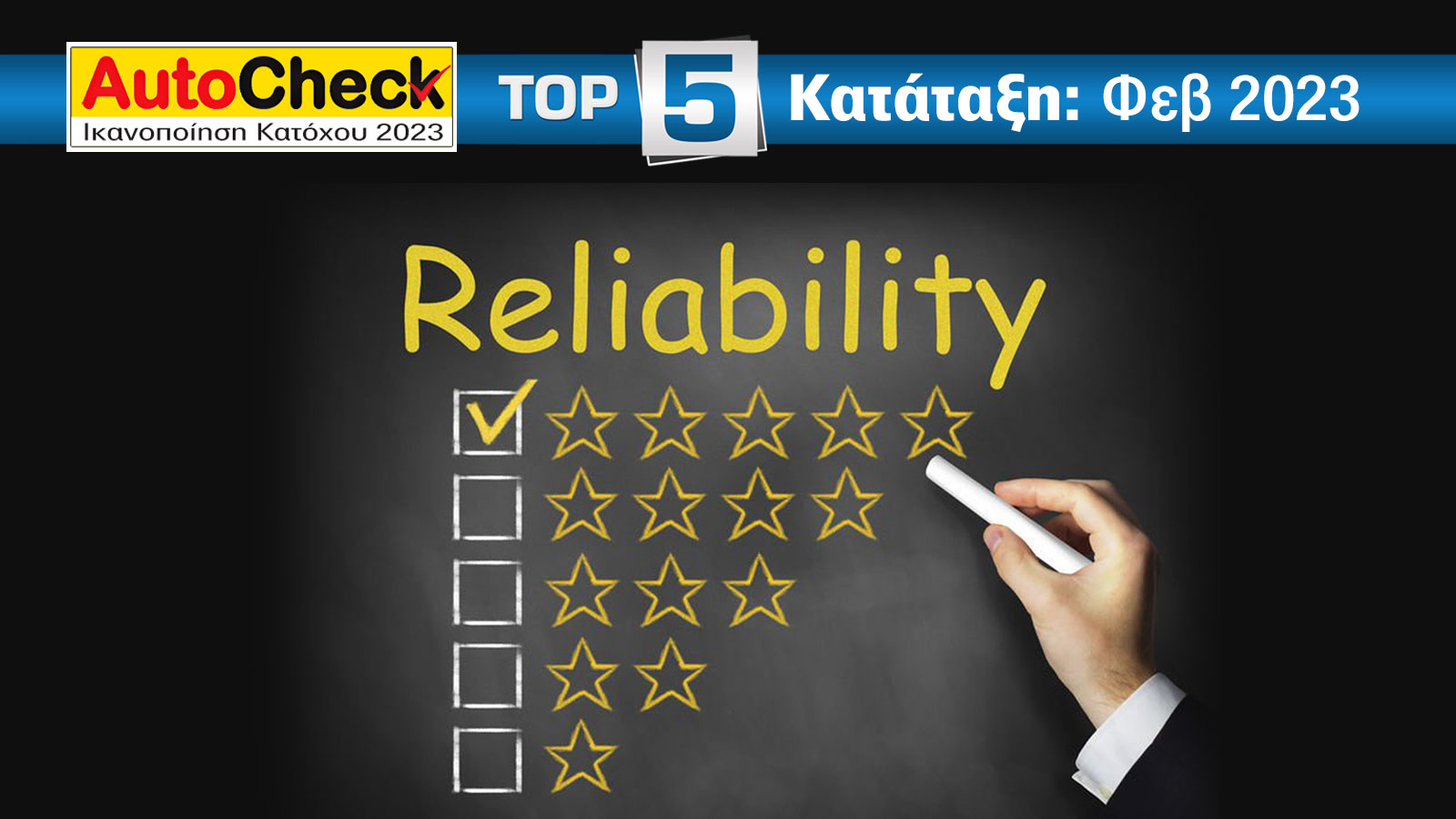 Αutocheck: Οι 5 μάρκες που δε σπάνε - δε χαλάνε σύμφωνα με τους κατόχους