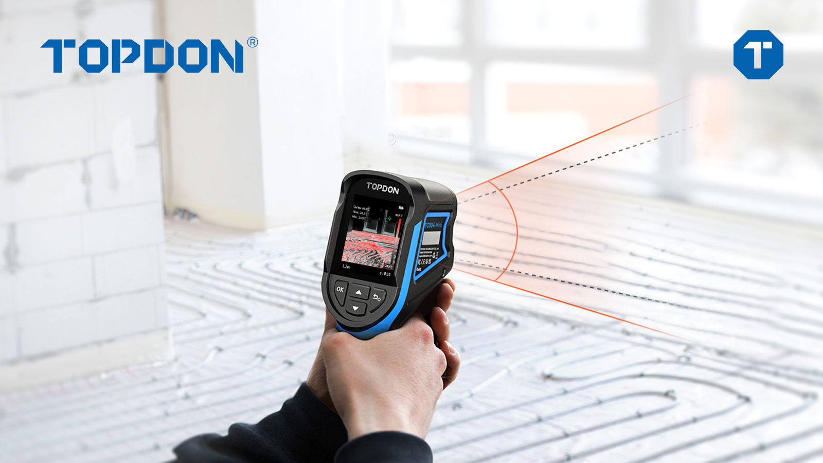 TOPDON TC004 Mini: Θερμική κάμερα για εύκολη διάγνωση προβλημάτων σπιτιού