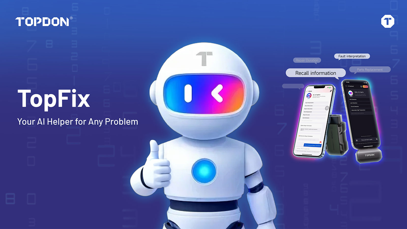 TOPDON TopFix: AI διάγνωση βλαβών και θερμογράφηση
