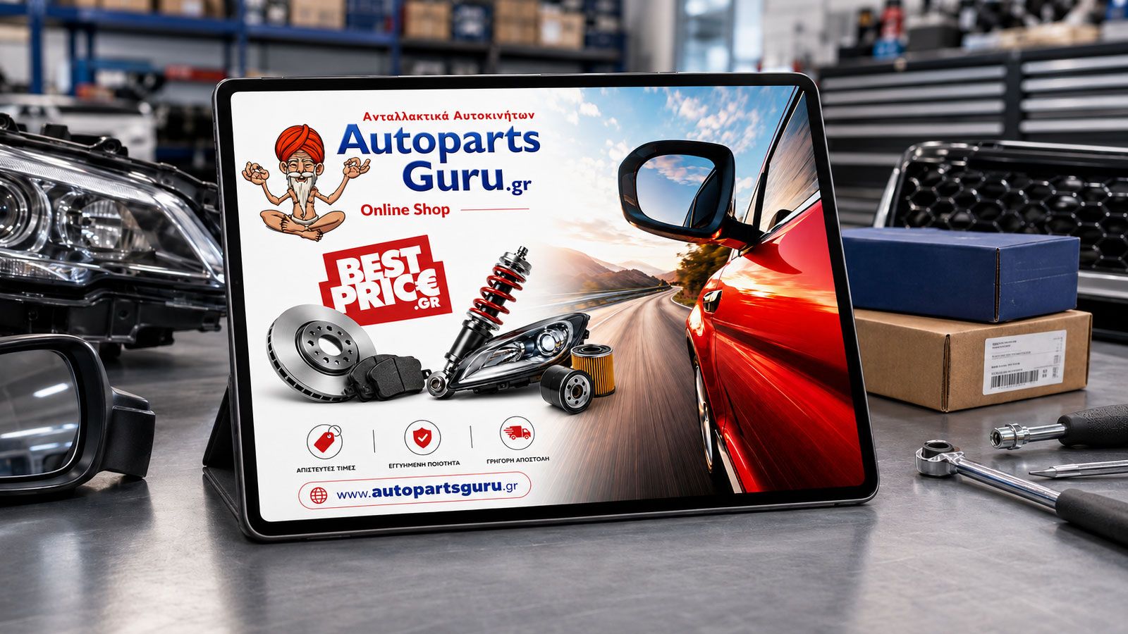 AutoParts Guru: Ανταλλακτικά online, γρήγορα και σωστά