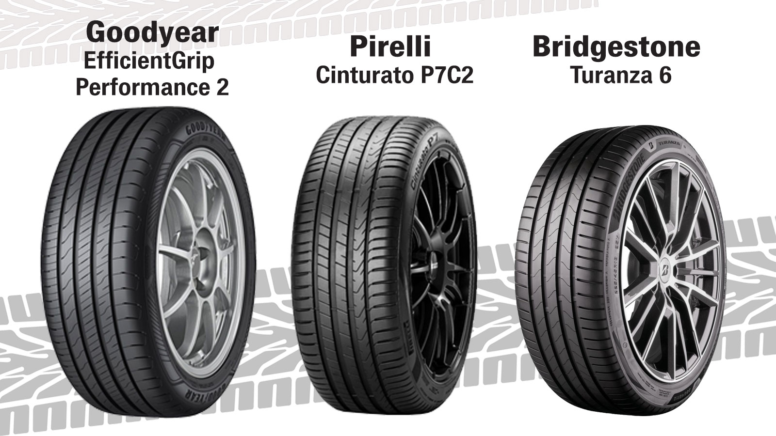 Πώς φρενάρουν σε στεγνό και βρεγμένο Bridgestone, Goodyear & Pirelli;