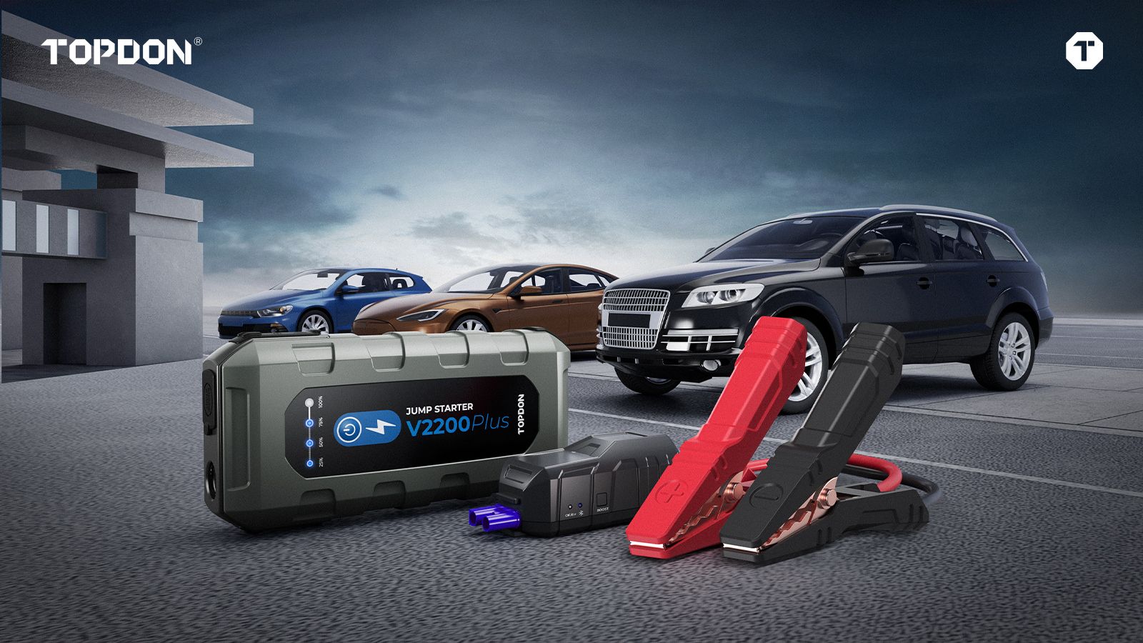 Jump Starter TOPDON V2200Plus: Αξιόπιστος εκκινητής μπαταρίας