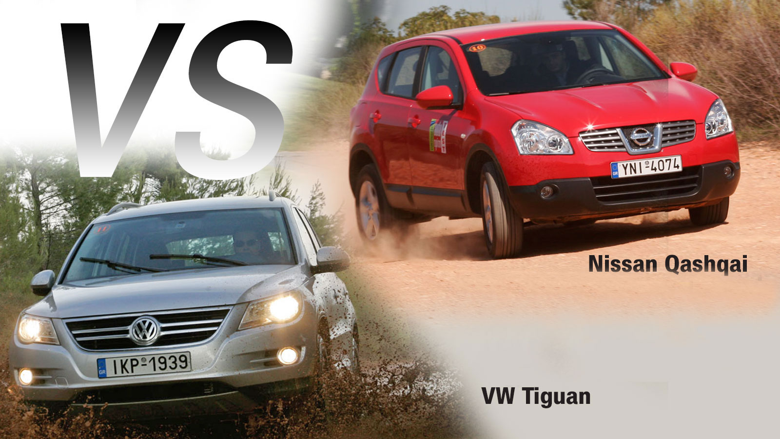 Συγκριτικό μεταχειρισμένων: Nissan Qashqai VS VW Tiguan Συγκριτικό μεταχειρισμένων: Nissan Qashqai VS VW Tiguan