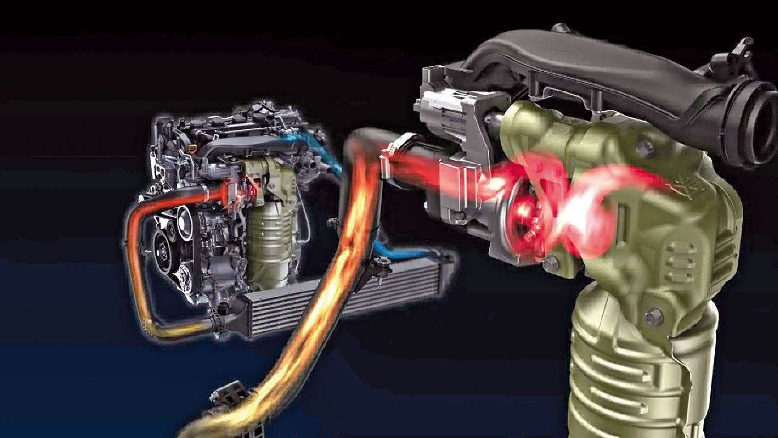 Το χαμηλής αδράνειας turbo του Honda 1.5 VTEC. Το χαμηλής αδράνειας turbo του Honda 1.5 VTEC.