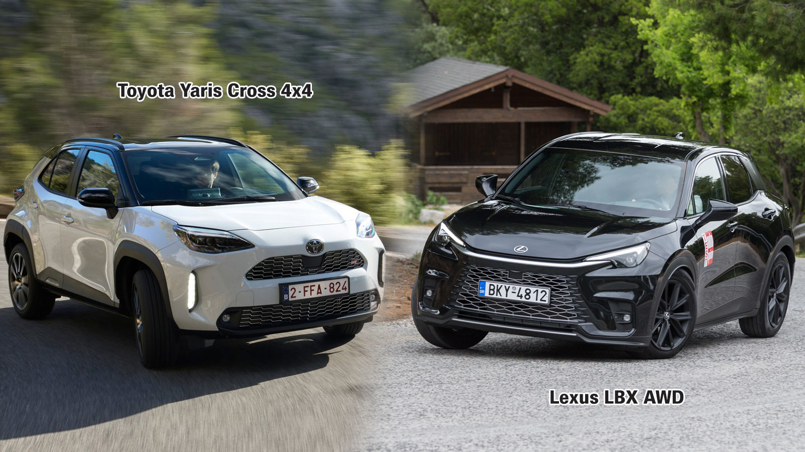 Full υβριδικά & 4κίνητα: Lexus LBX και Toyota Yaris Cross