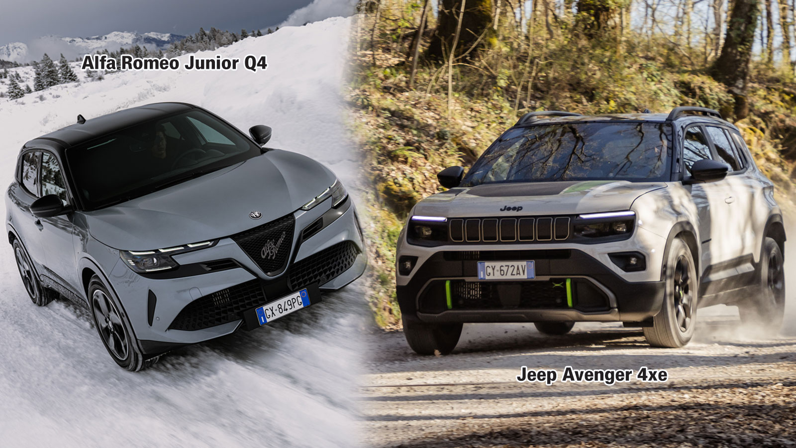 Mild hybrid & 4κίνητα: Alfa Romeo Junior και Jeep Avenger