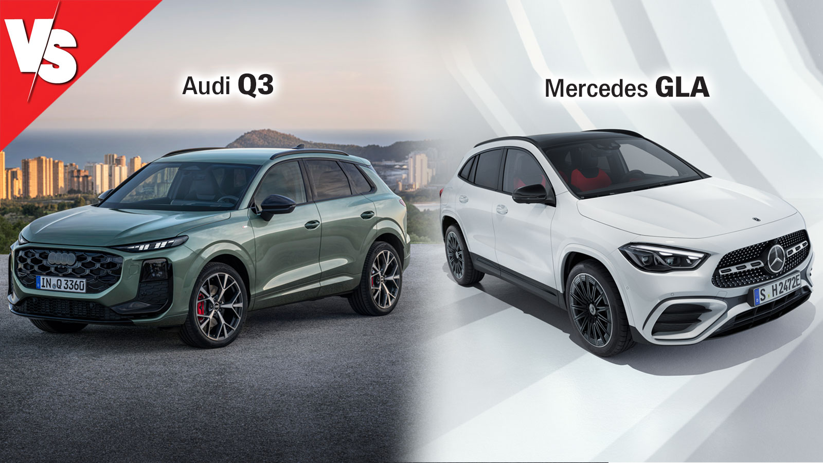 VS: Το νέο Audi Q3 απέναντι στην Mercedes GLA: Μάχη στα premium SUV VS: Το νέο Audi Q3 απέναντι στην Mercedes GLA: Μάχη στα premium SUV