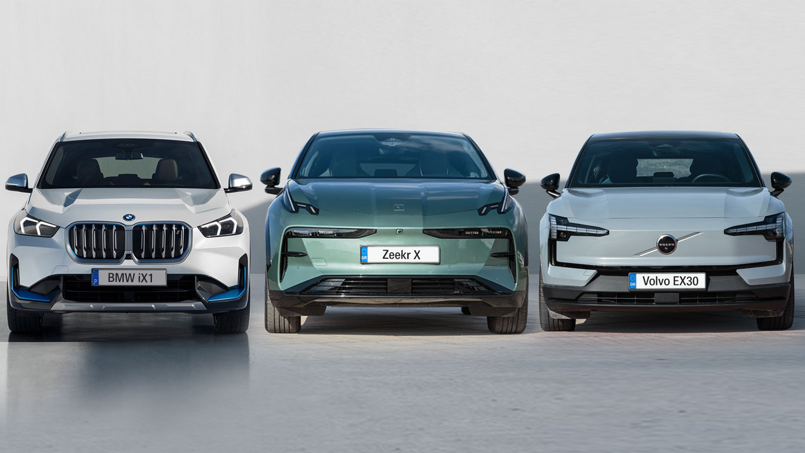 Η γνώμη μας για BMW iX1, Volvo EX30 & Zeekr X
