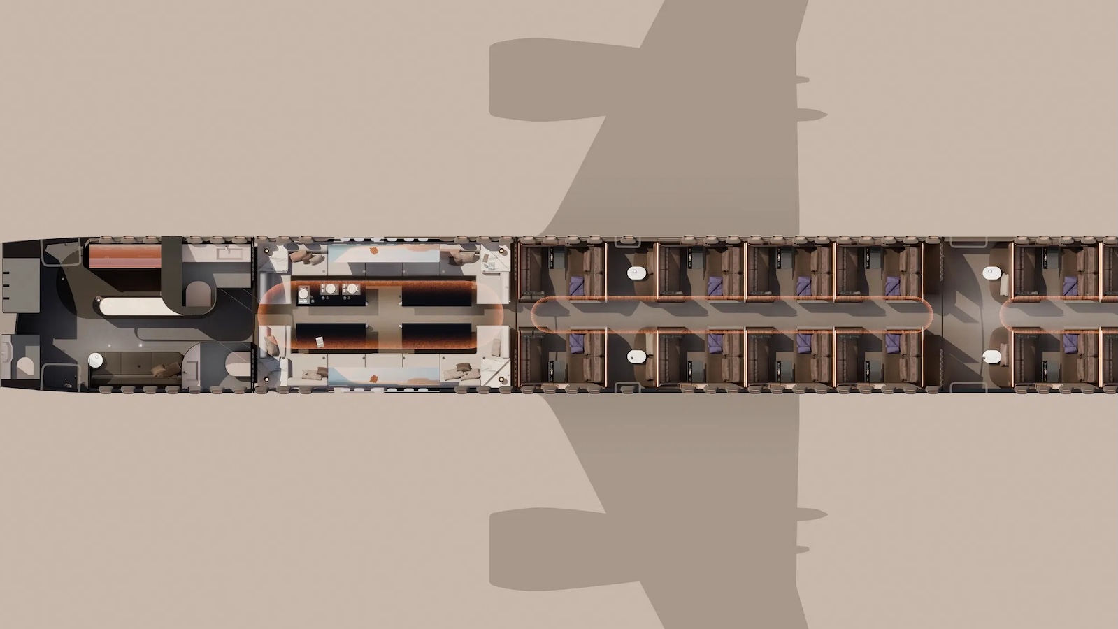 Το concept αφορά αεροσκάφη στενής ατράκτου (narrowbody), όπως τα Airbus A321 και Boeing 737.
