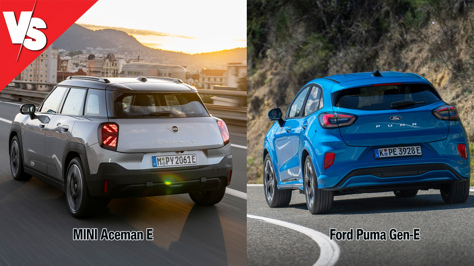 Το αισθητικό προφίλ τον Ford Puma Gen-E και MINI Aceman E είναι ξεχωριστό με το Puma να εκφράζει περισσότερο δυναμισμό και το Aceman έναν πιο εκλεπτυσμένο σχεδιαστικά χαρακτήρα.