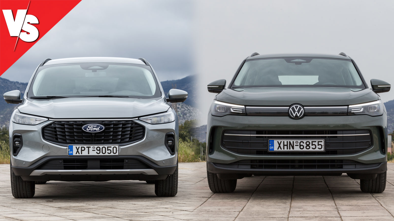 Συγκριτική δοκιμή: Ford Kuga FHEV 2,5L 180 PS Vs Volkswagen Tiguan 1,5 eTSI MHEV ACT 150 PS DSG