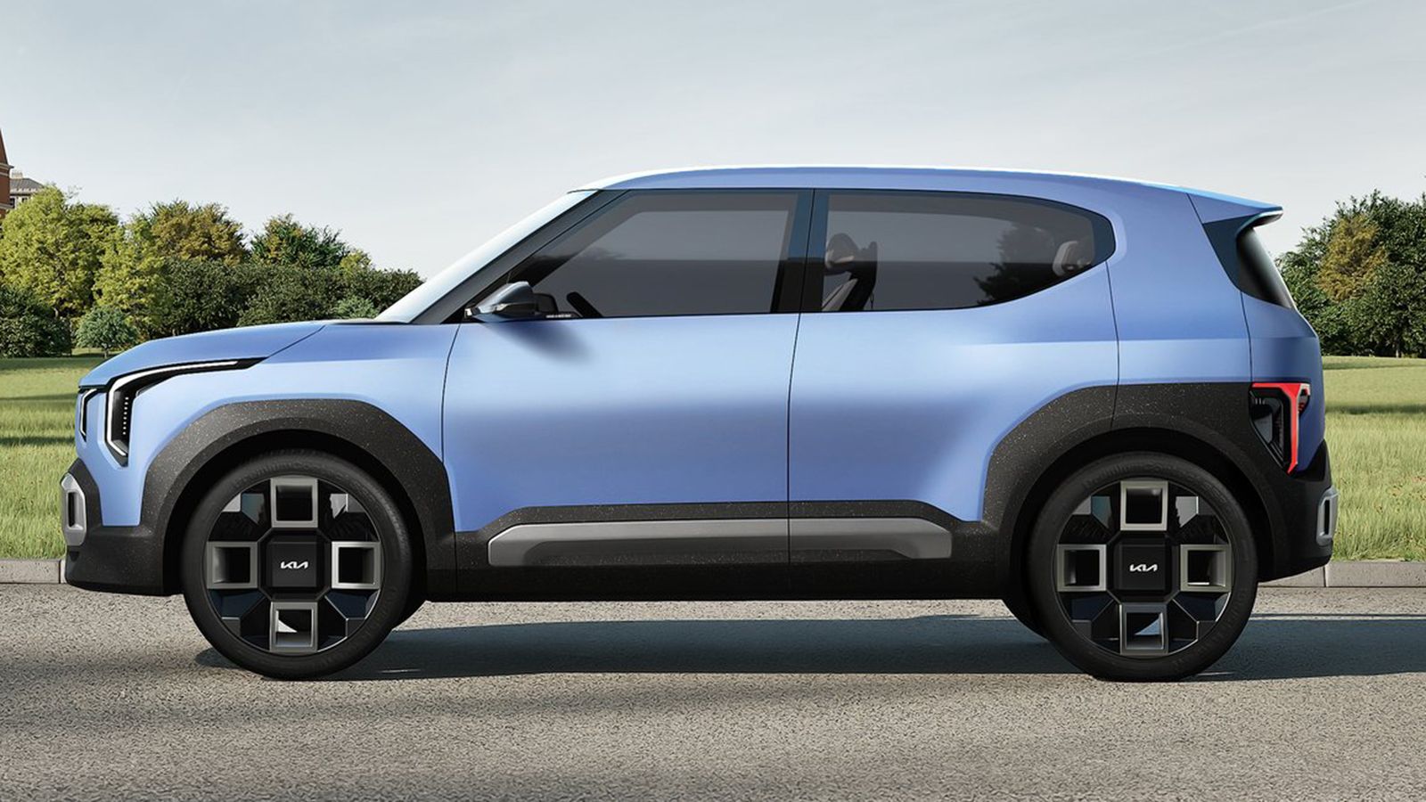 To Kia EV2 Concept με το οποίο το νέο SUV της Hyundai θα μοιράζεται την ίδια πλατφόρμα.