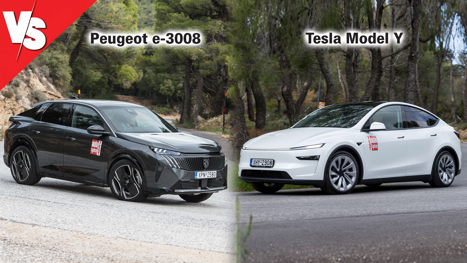 Peugeot e-3008 Dual Motor 325 PS Vs Tesla Model Y Juniper LR AWD 514 PS Peugeot e-3008 Dual Motor 325 PS Vs Tesla Model Y Juniper LR AWD 514 PS
