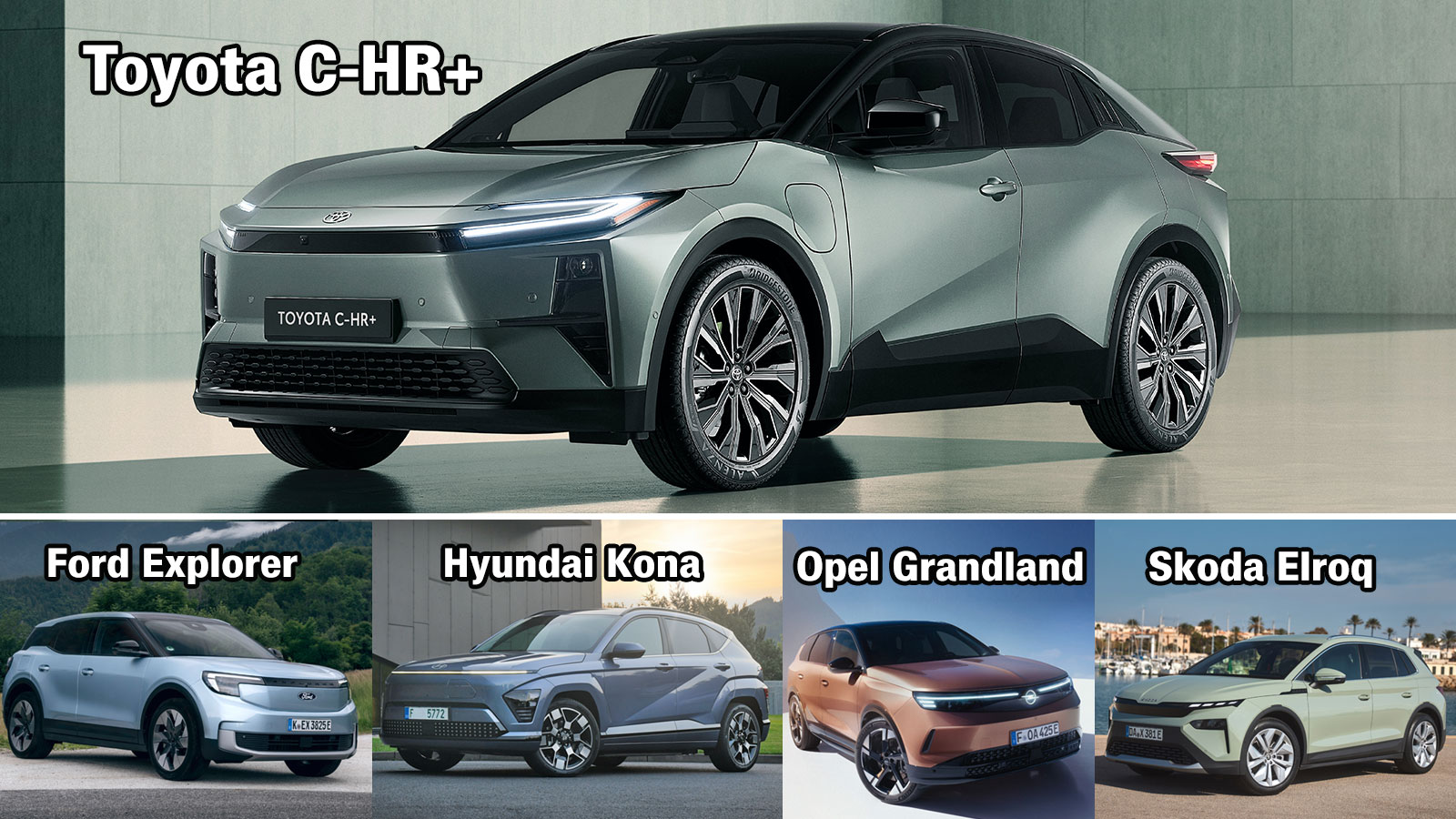 Το νέο Toyota C-HR+ απέναντι στον ανταγωνισμό Το νέο Toyota C-HR+ απέναντι στον ανταγωνισμό