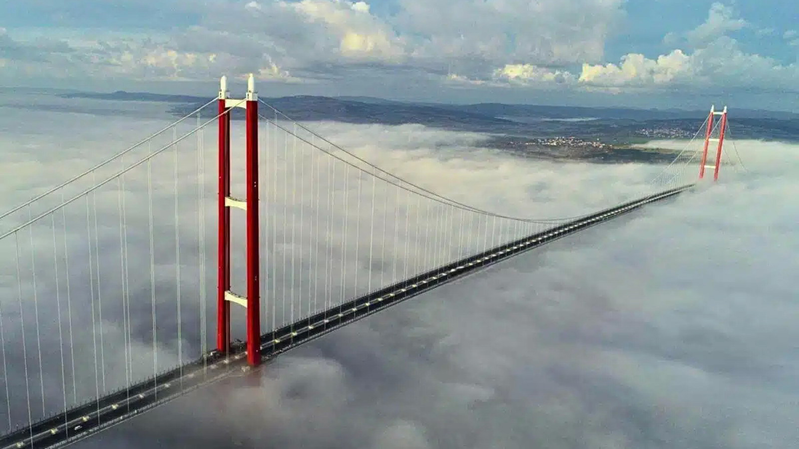 Η μακρύτερη κρεμαστή γέφυρα του κόσμου -Καμάρι του Ερντογάν 