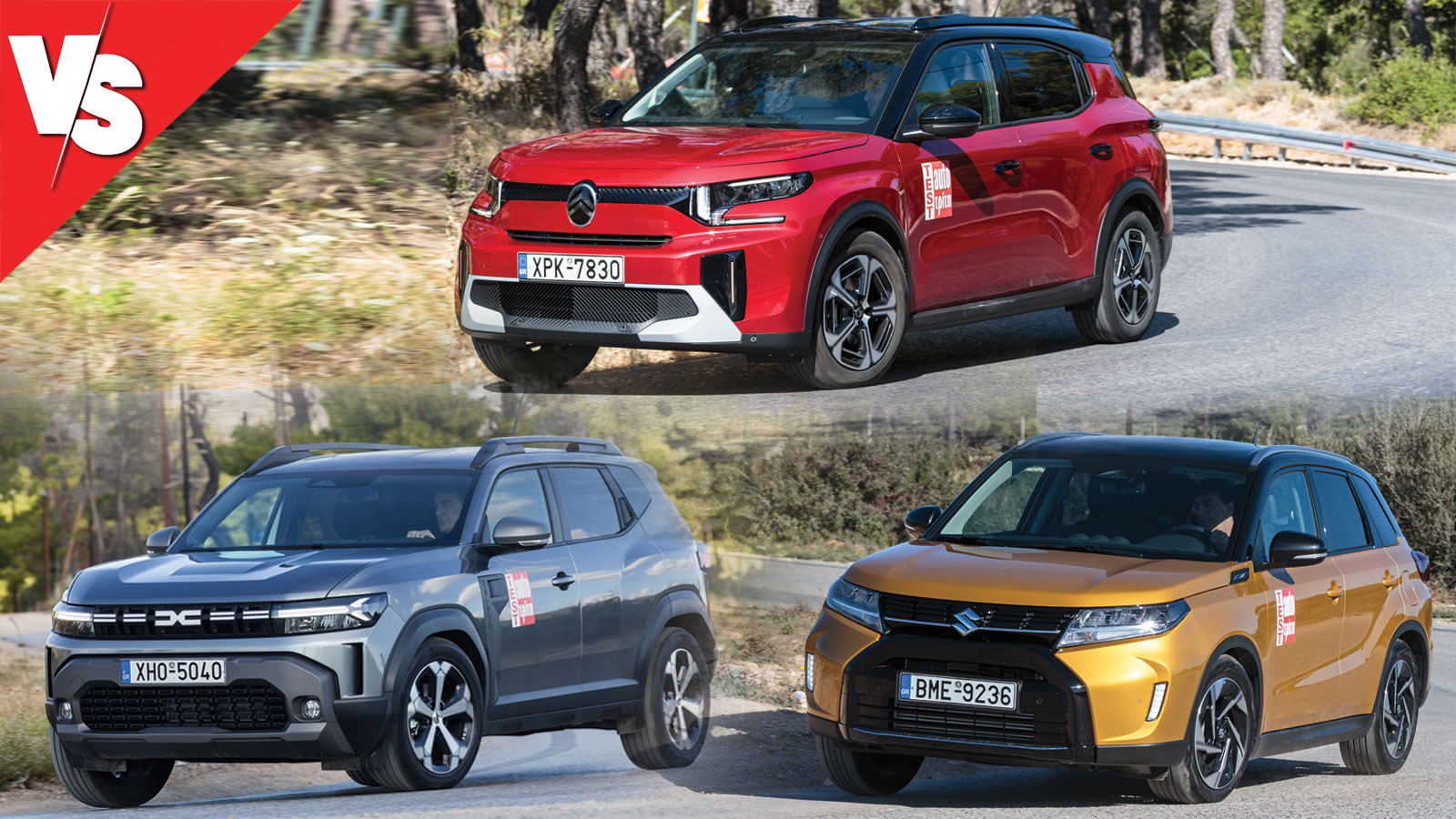 Ποιο SUV με αυτόματο κιβώτιο: Citroen C3 Aircross, Dacia Duster ή Suzuki Vitara; | autotriti.gr