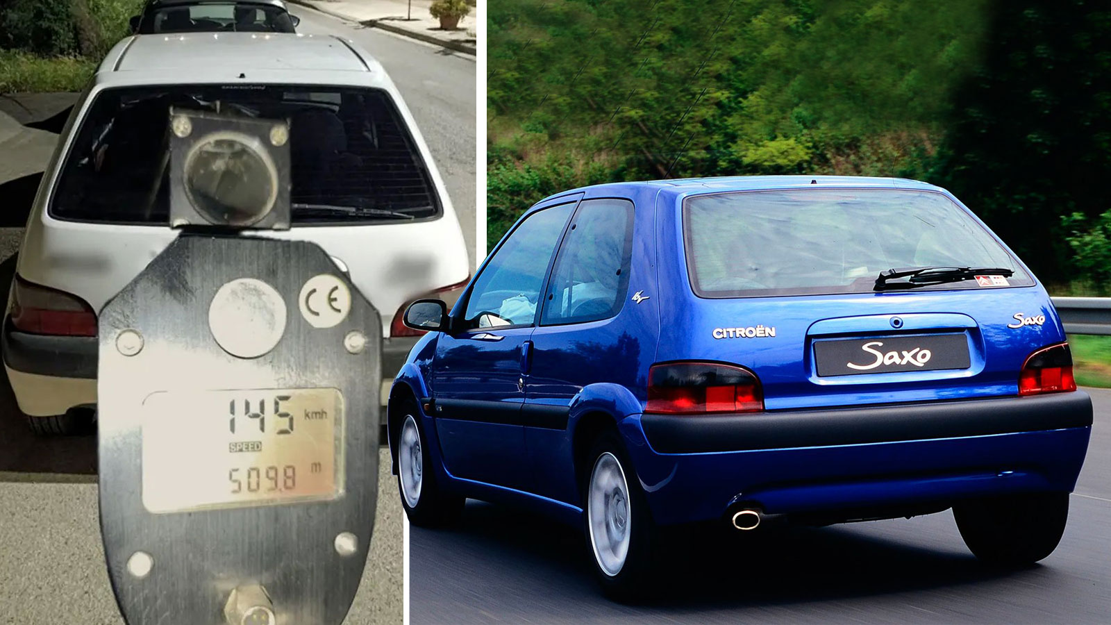Μεθυσμένος οδηγός Citroen Saxo VTS πήγαινε με 145 km/h σε δρόμο με όριο 60
