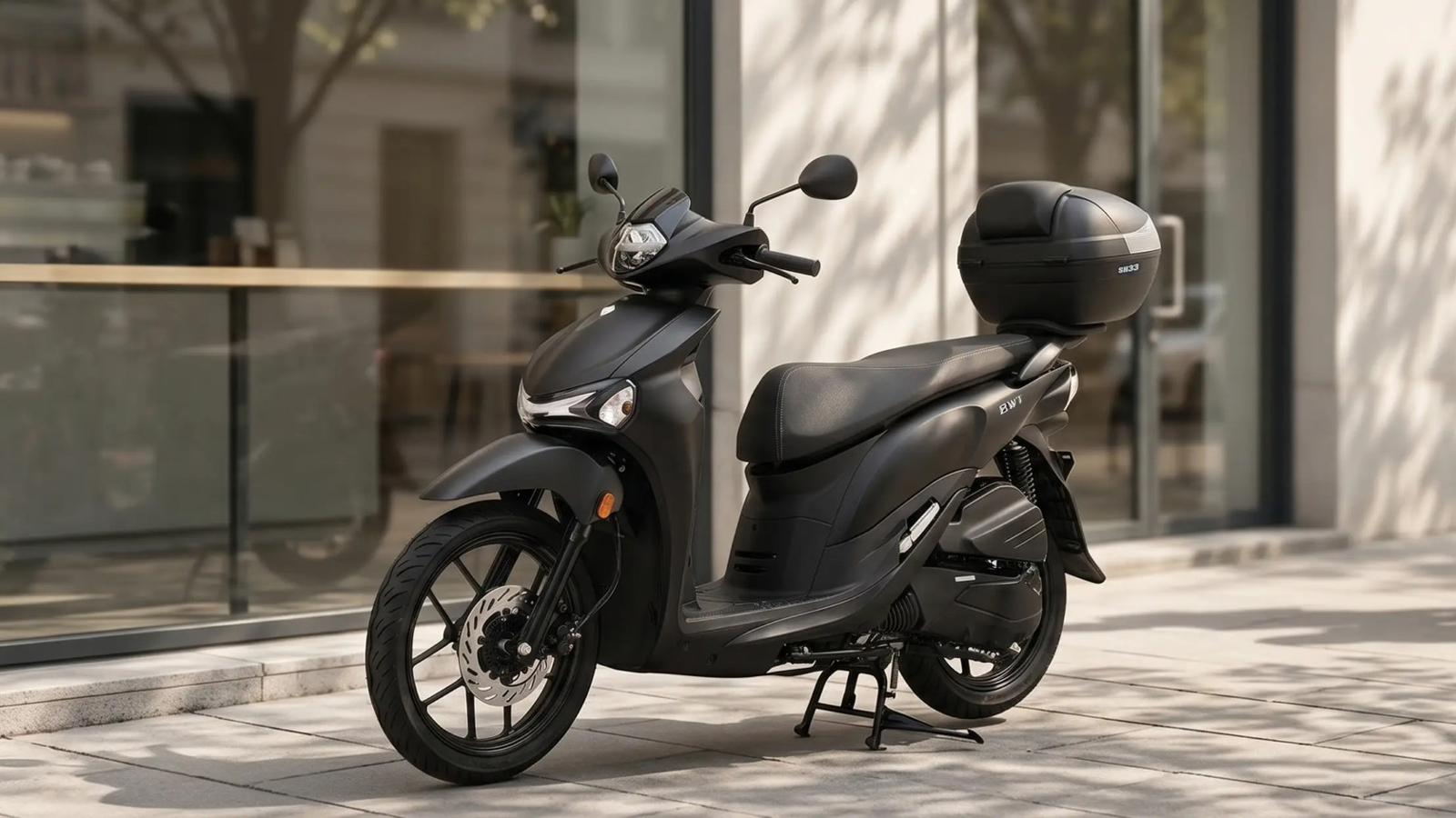 SYM BWT 125–16άρης τροχός, top box και κατανάλωση 1,7 λίτρων κάτω από 1.800 ευρώ SYM BWT 125–16άρης τροχός, top box και κατανάλωση 1,7 λίτρων κάτω από 1.800 ευρώ