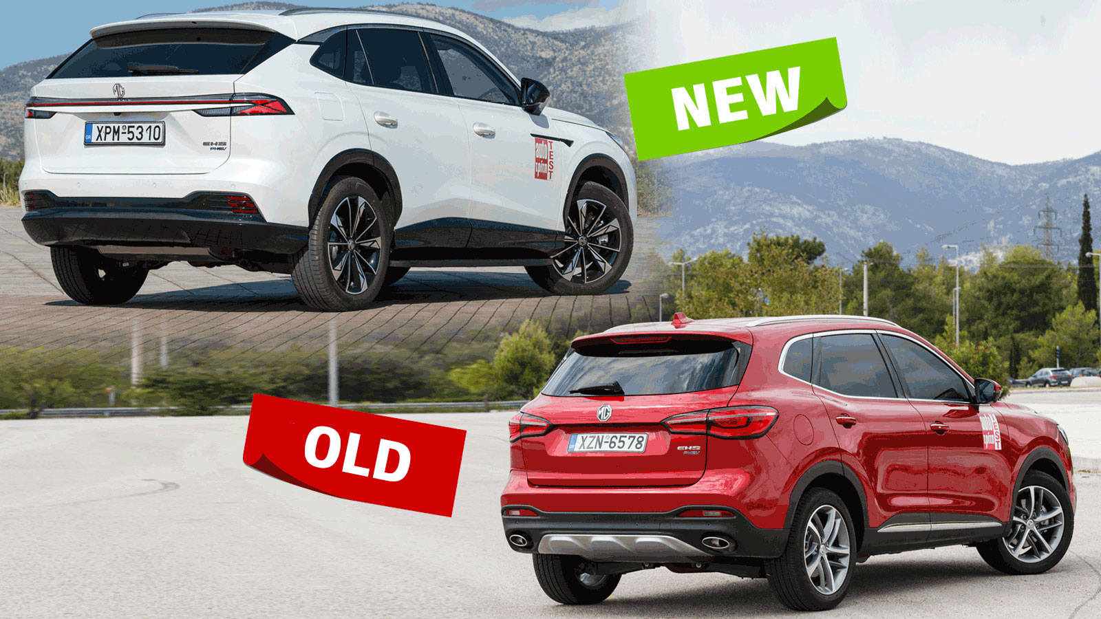 Η LED μπάρα που ενώνει τα πίσω φωτιστικά σώματα είναι μία από τις χαρακτηριστικές διαφορές του νέου MG HS PHEV+. Η LED μπάρα που ενώνει τα πίσω φωτιστικά σώματα είναι μία από τις χαρακτηριστικές διαφορές του νέου MG HS PHEV+.