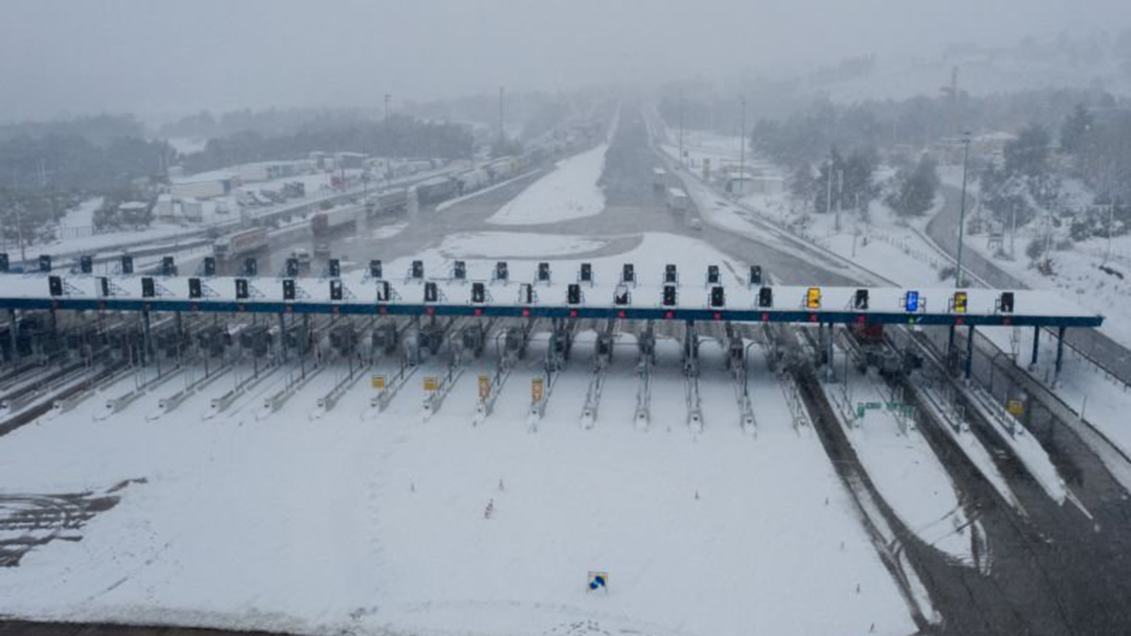 Αφίδνες: Μειωμένα διόδια για 6 ώρες την Τρίτη 11/11 λόγω άσκησης αποχιονισμού 