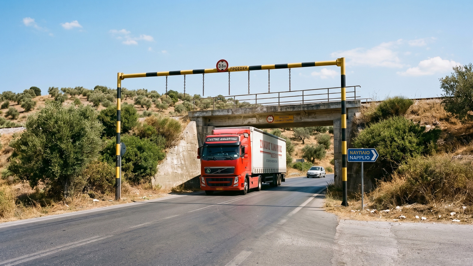 Φορτηγά κάτω από γέφυρες ή τούνελ -Πώς ξέρουν αν «χωράνε» να περάσουν; 
