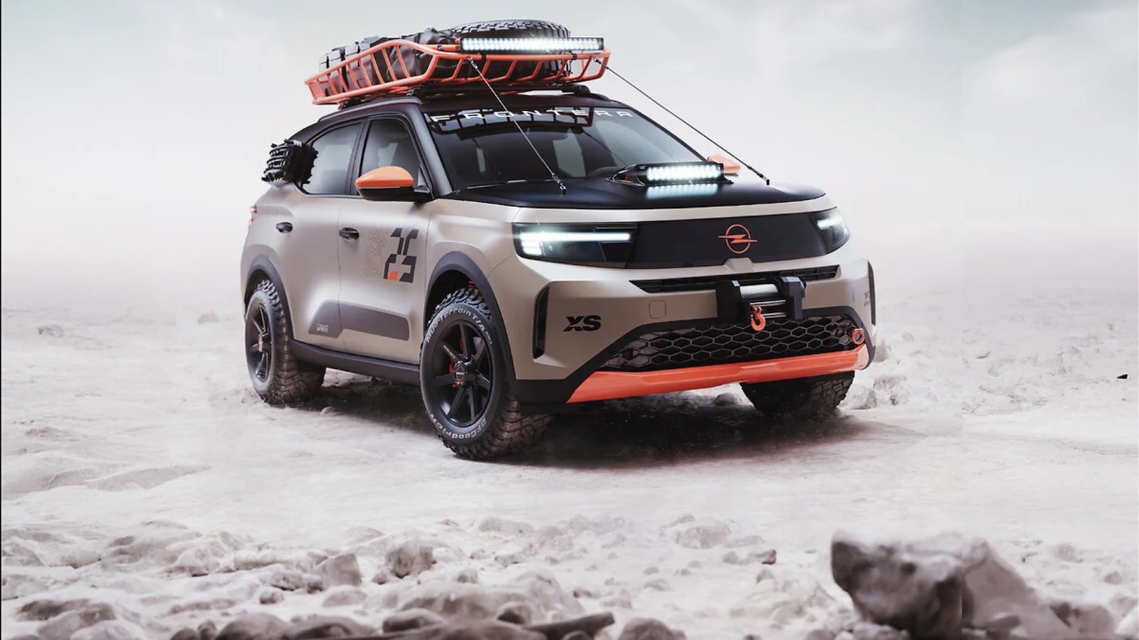 Το Opel Frontera «ετοιμάζεται» για εκδρομές στα βουνά Το Opel Frontera «ετοιμάζεται» για εκδρομές στα βουνά