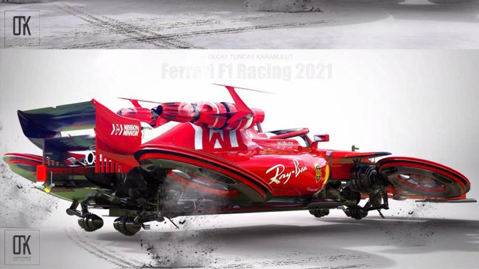 H Ferrari F1 του 2100
