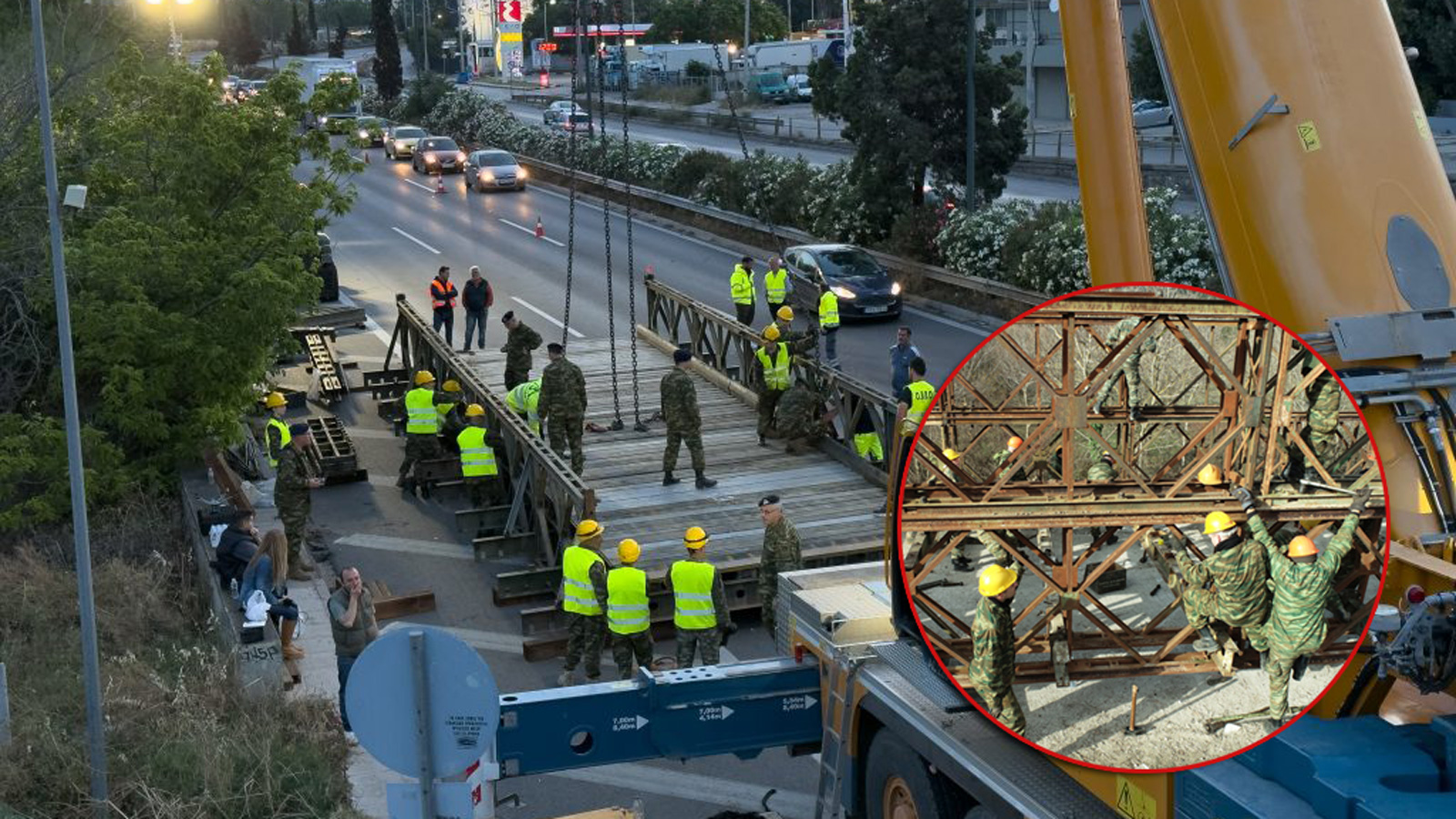 Ο στρατός έφτιαξε γέφυρα στον Κηφισό σε μια νύχτα -Πού έγινε; Ο στρατός έφτιαξε γέφυρα στον Κηφισό σε μια νύχτα -Πού έγινε;