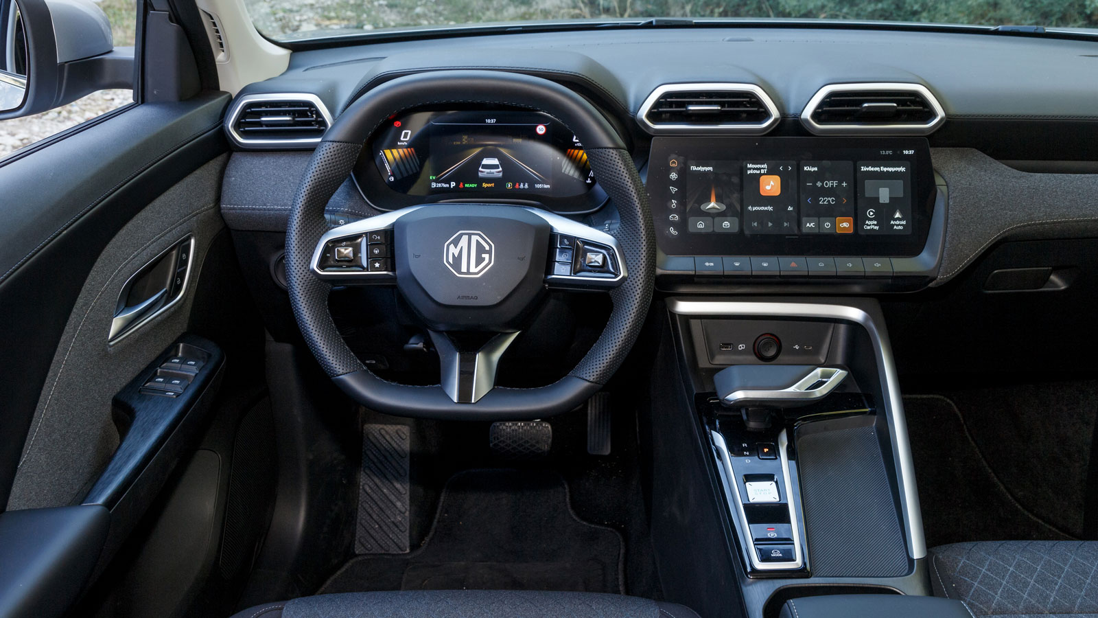 Στο MG ZS Max Hybrid+ θα δούμε μαλακά μέρη ή επενδύσεις να καλύπτουν όλα τα κύρια μέρη, ενώ και ο ψηφιακός διάκοσμος είναι όμορφος και σύγχρονος. Στο MG ZS Max Hybrid+ θα δούμε μαλακά μέρη ή επενδύσεις να καλύπτουν όλα τα κύρια μέρη, ενώ και ο ψηφιακός διάκοσμος είναι όμορφος και σύγχρονος.