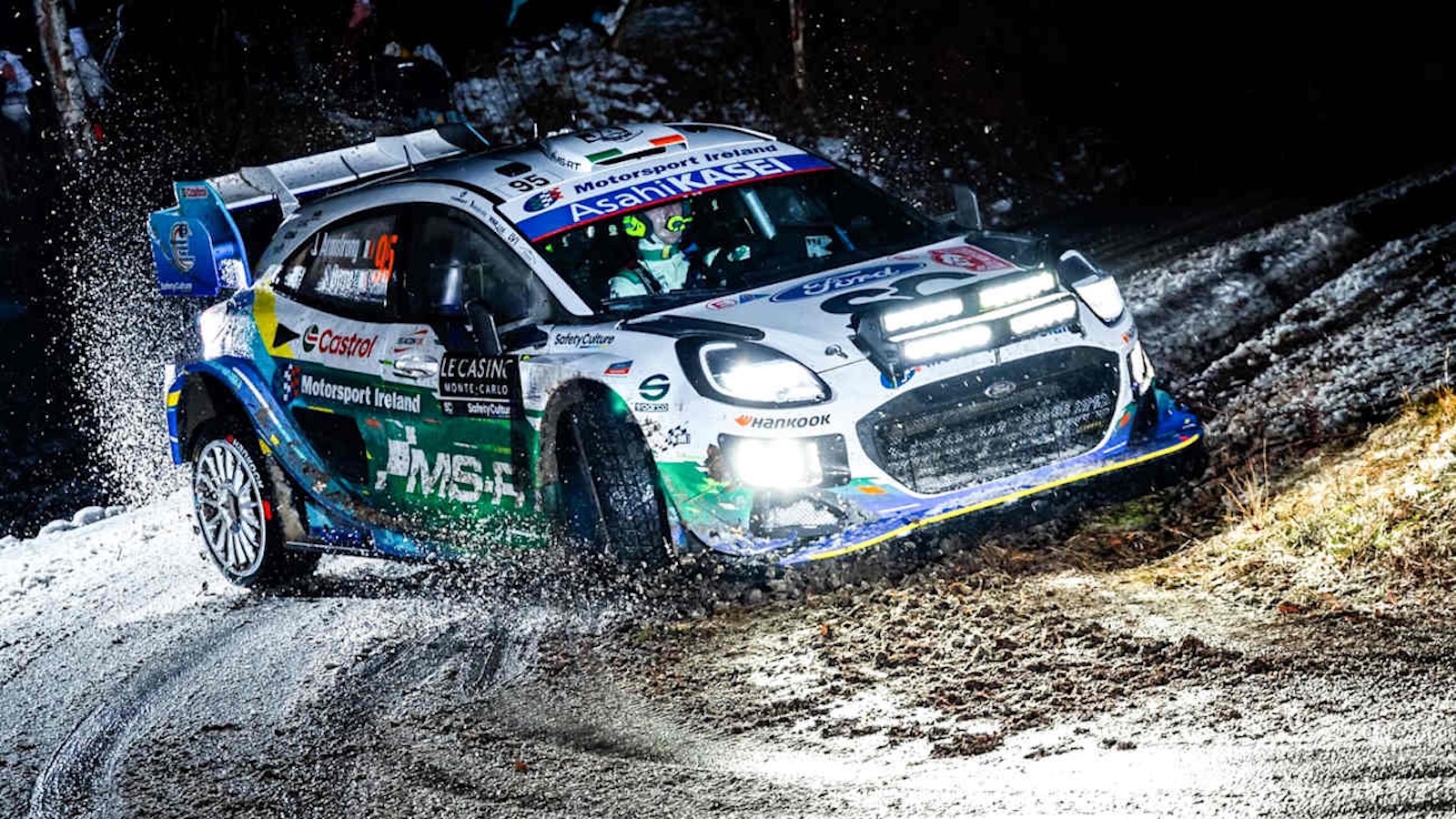 Ο Solberg μπροστά μετά το χαοτικό ξεκίνημα στο WRC Monte Carlo 