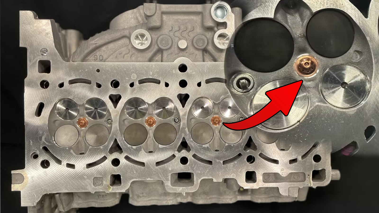 Ο δευτερεύον χώρος καύσης του κάθε κυλίνδρου. Ο δευτερεύον χώρος καύσης του κάθε κυλίνδρου.