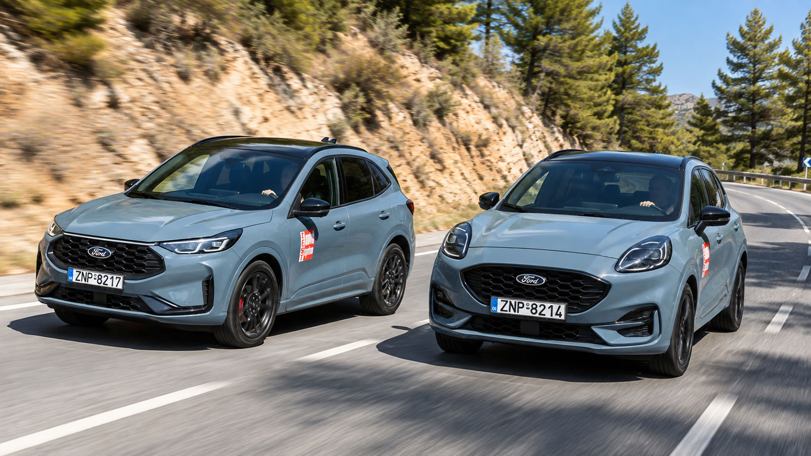 Test Kuga & Puma: τα οδηγείς χωρίς χέρια, στρίβουν & φρενάρουν μόνα τους Test Kuga & Puma: τα οδηγείς χωρίς χέρια, στρίβουν & φρενάρουν μόνα τους