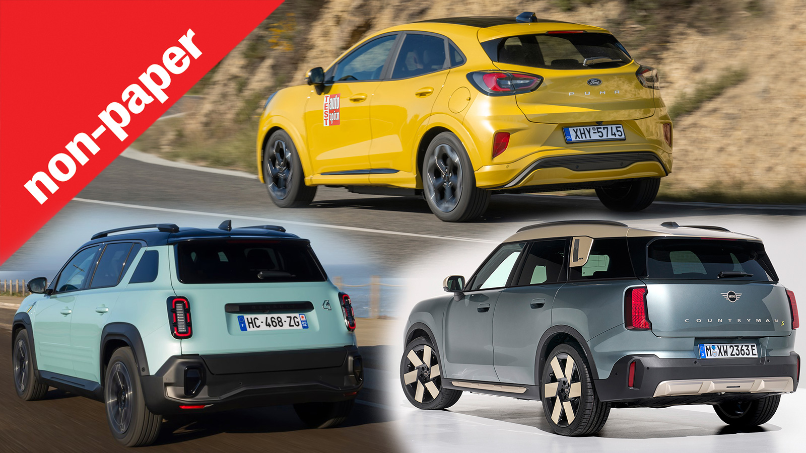 Το Renault 4 στοχεύει το MINI Countryman! Ρώτησε όμως το Puma Gen-e; Το Renault 4 στοχεύει το MINI Countryman! Ρώτησε όμως το Puma Gen-e;