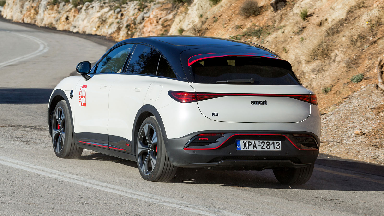smart #3 Brabus: Το πιο γρήγορο και ασφαλές οικογενειακό SUV σε προσπέραση 