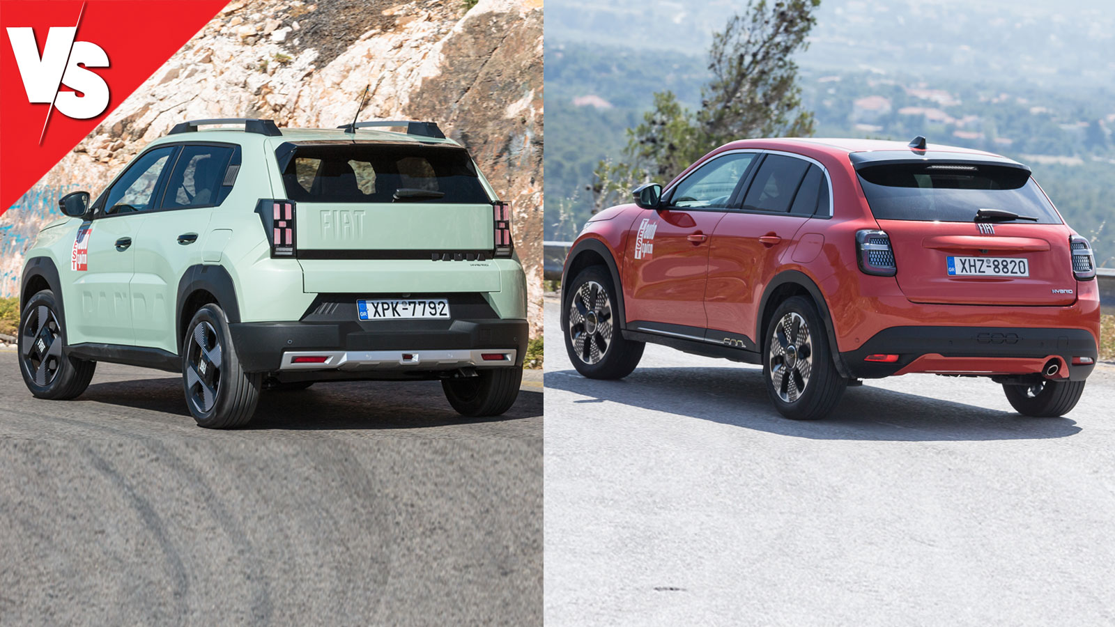 Ιταλικά μικρά SUV με αυτόματο κιβώτιο & 110 άλογα - Fiat Grande Panda και Fiat 600