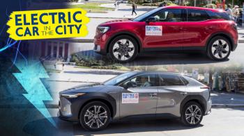 Electric in the city:     Ford Explorer  Toyota bZ4x 