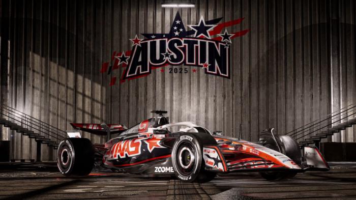 Haas 2025 – Stars and Stripes:      VF-25.
