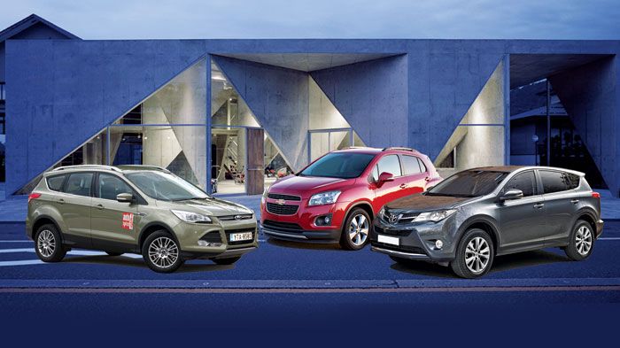 Ford Kuga, Chevrolet Trax και Toyota RAV4 αναμένεται να εντείνουν τον ανταγωνισμό στα crossover.