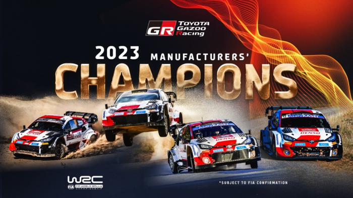 Στην Toyota το πρωτάθλημα Κατασκευαστών του 2023.