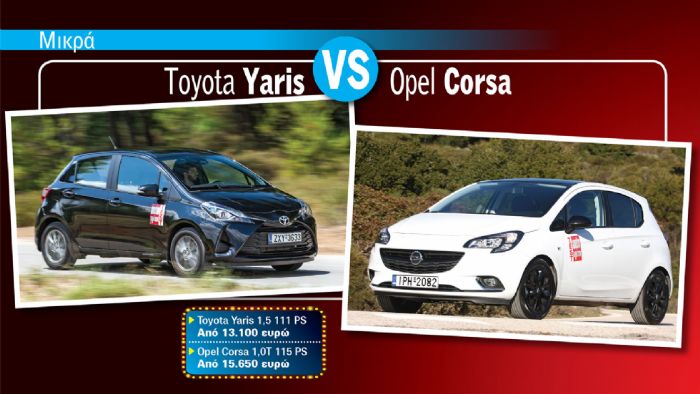 Toyota Yaris Vs Opel Corsa