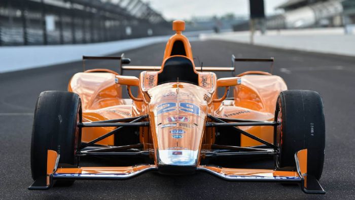 Το μονοθέσιο της McLaren-Honda για το Indy θα είναι βαμμένο πορτοκαλί για να παραπέμπει στην ιστορία της McLaren.