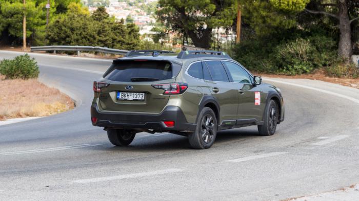 Οπτικά το νέο Subaru Outback, που με το στέισον υπερυψωμένο του αμάξωμα αποτελεί τον ορισμό του crossover, είναι επιβλητικό.