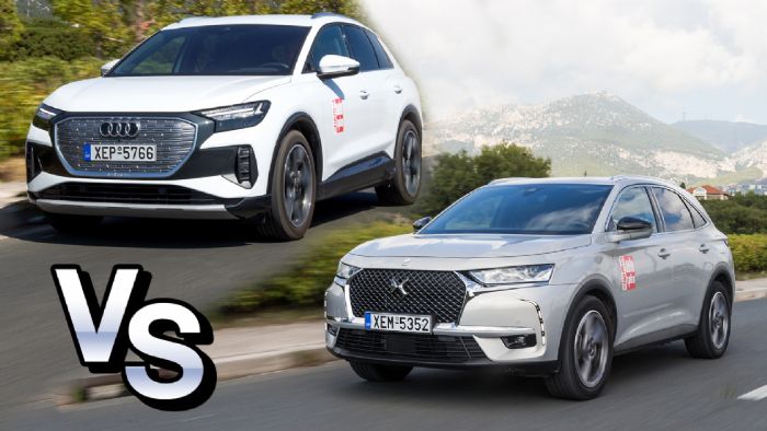 Audi Q4 E-tron Vs DS 7 Crossback E-Tense 