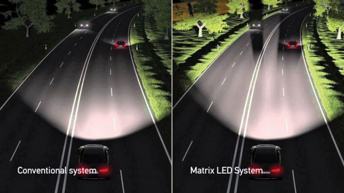 Σύμφωνα με την Opel κερδίζεις 1,5 δλ. χρόνου αντίδρασης όταν κινείσαι με ταχύτητα 80 χλμ./ώρα ενώ χρησιμοποιείς Matrix LED προβολείς.