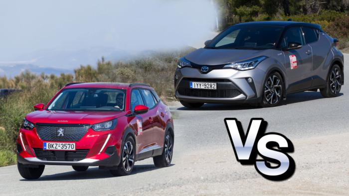 Peugeot 2008 diesel Vs Toyota C-HR Hybrid 