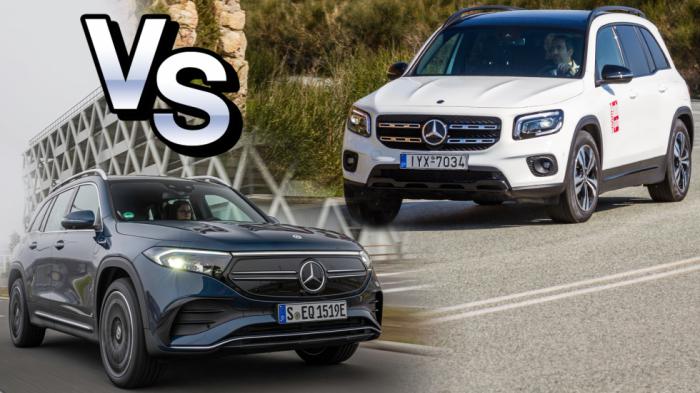 Μercedes GLB Vs Mercedes EQB Μercedes GLB Vs Mercedes EQB