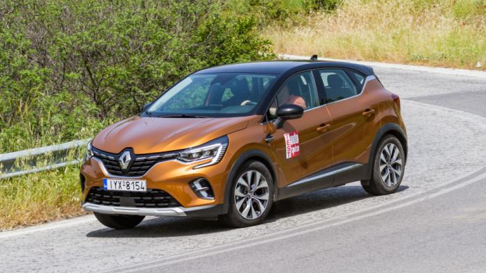 Το Renault Captur είχε και τις λιγότερες αναταράξεις, αλλά και την πιο ήσυχη ανάρτηση μεταξύ των δέκα μοντέλων.