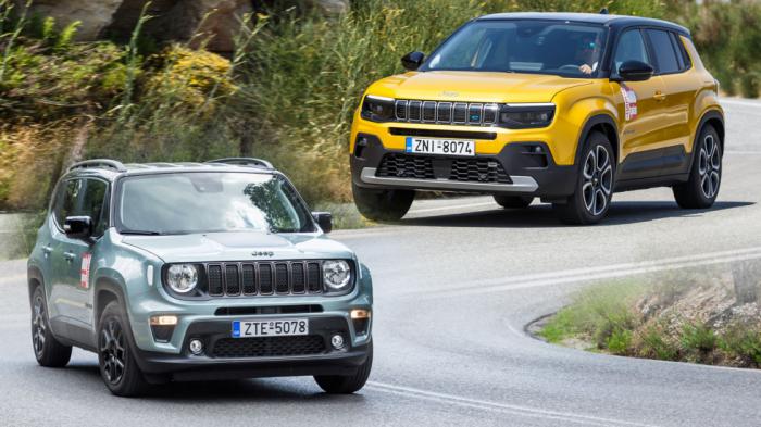 Τα baby-SUV της Jeep: Avenger και Renegade Τα baby-SUV της Jeep: Avenger και Renegade