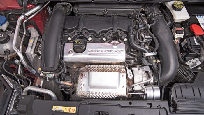 Με 170 
ίππους/λίτρο αυτή τη στιγμή ο 1,6 THP του 308 GTi είναι ο ισχυρότερος κινητήρας παραγωγής σε αυτά τα κυβικά.
